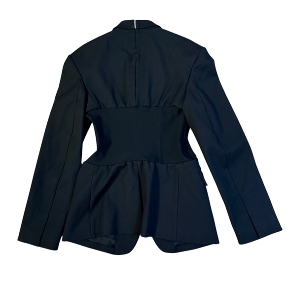 Dion Lee Black Corset Tube Blazer Size 10 - Picture 5 of 8